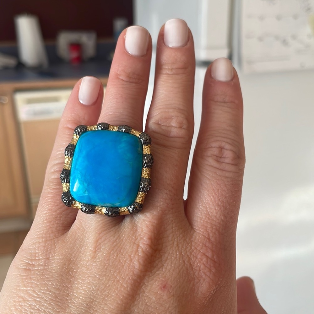 925 turquoise ring